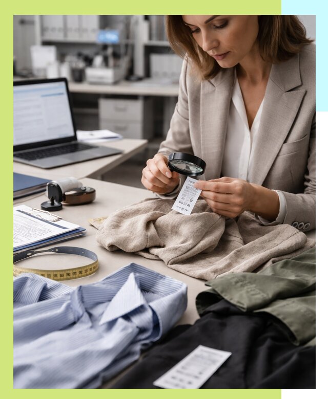 Сертификация одежды и текстиля в Калининграде, быстрая экспертиза