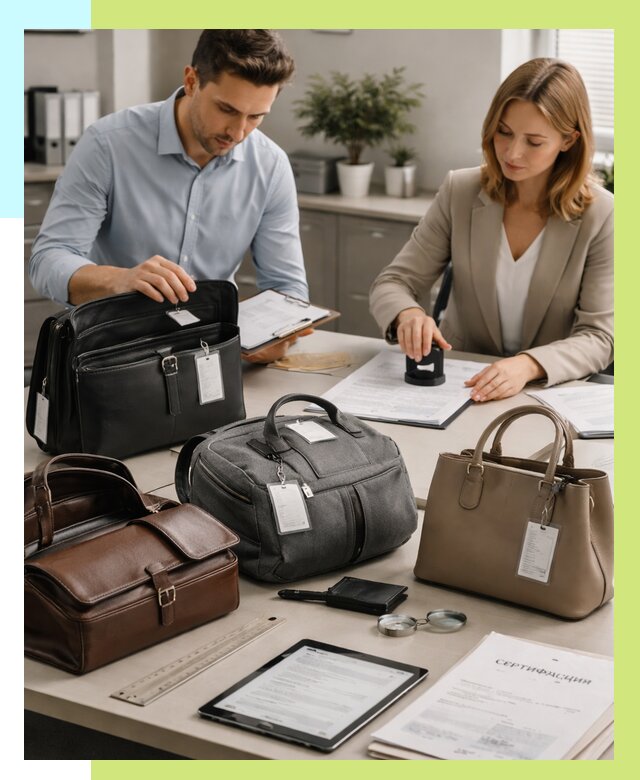 Сертификация сумок в Калининграде от 7589 руб. | Алешин-Клн