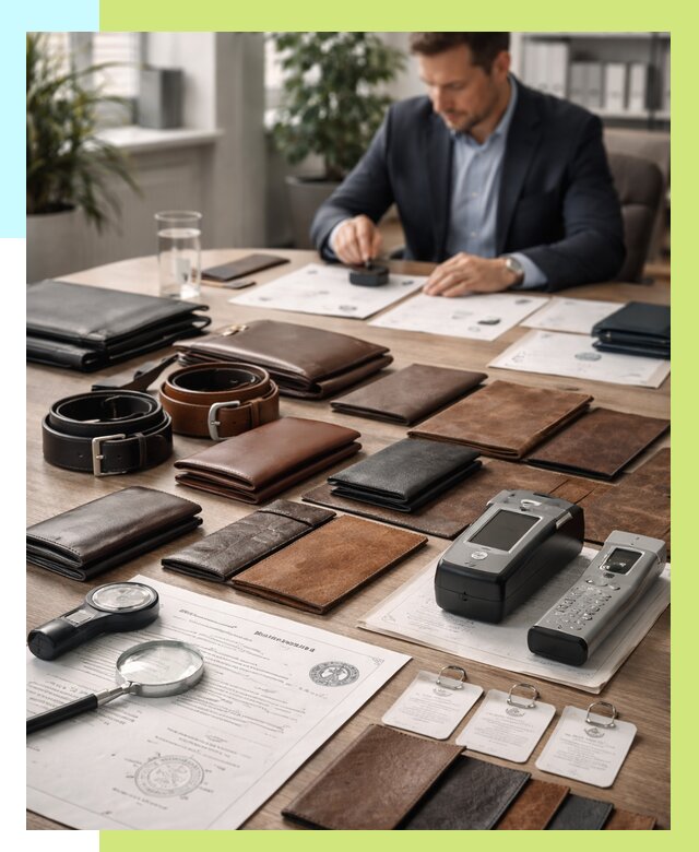 Сертификация кожаных изделий в Калининграде от 12142 р. | Алешин-Клн