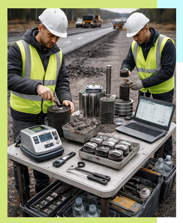 Сертификация асфальта: испытания и подтверждение в Калининграде