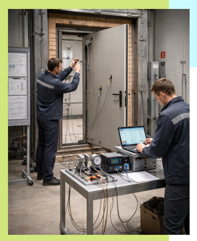 Сертификация противопожарных дверей в Калининграде по ГОСТ и ТР