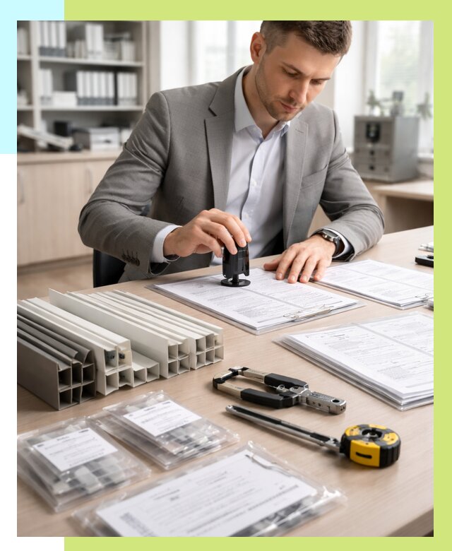 Сертификация ПВХ продукции в Калининграде от 8600 р., Алешин-Клн