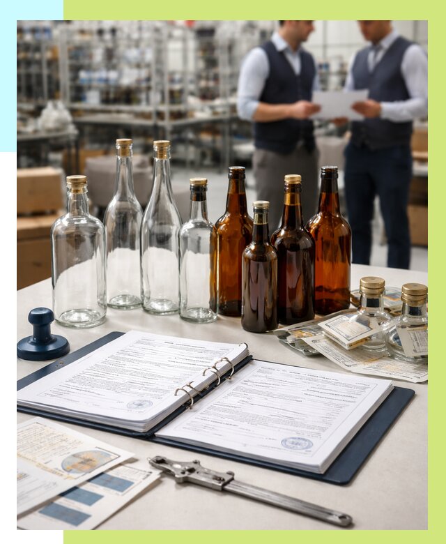 Сертификация стеклянных бутылок в Калининграде от 25295 р. | Алешин-Клн
