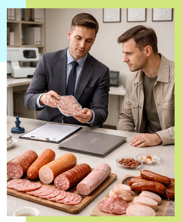 Сертификация колбасных изделий в Калининграде от 7589 р. | Алешин-Клн