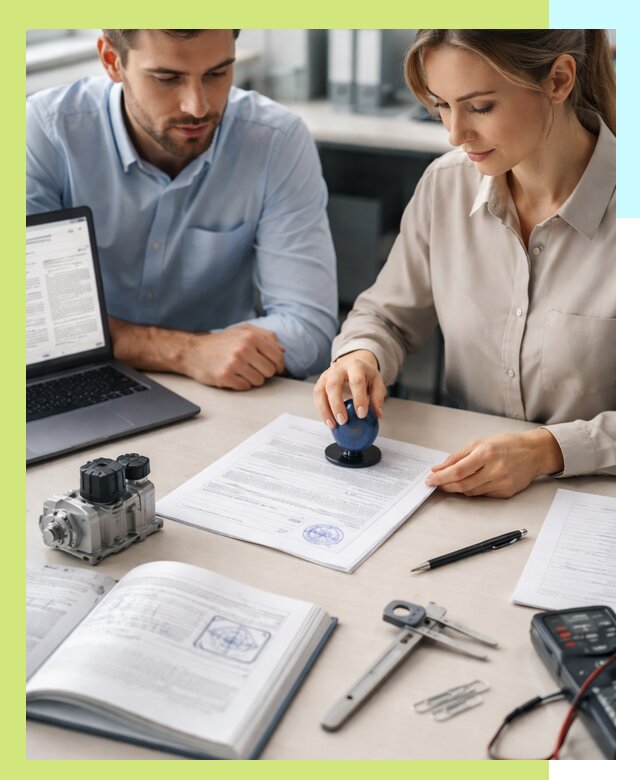 Выдача паспорта изделия и техническая экспертиза продукции в Калининграде