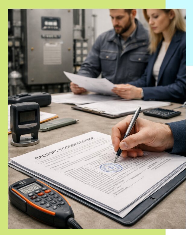 Оформление паспорта эксплуатации оборудования в Калининграде