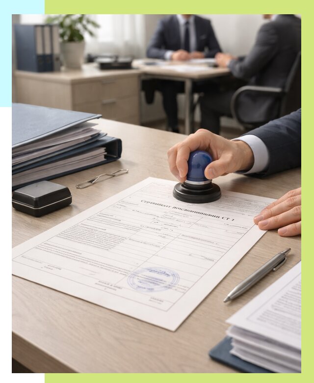 Сертификат происхождения СТ 1 в Калининграде от 4553 р. | Алешин-Клн